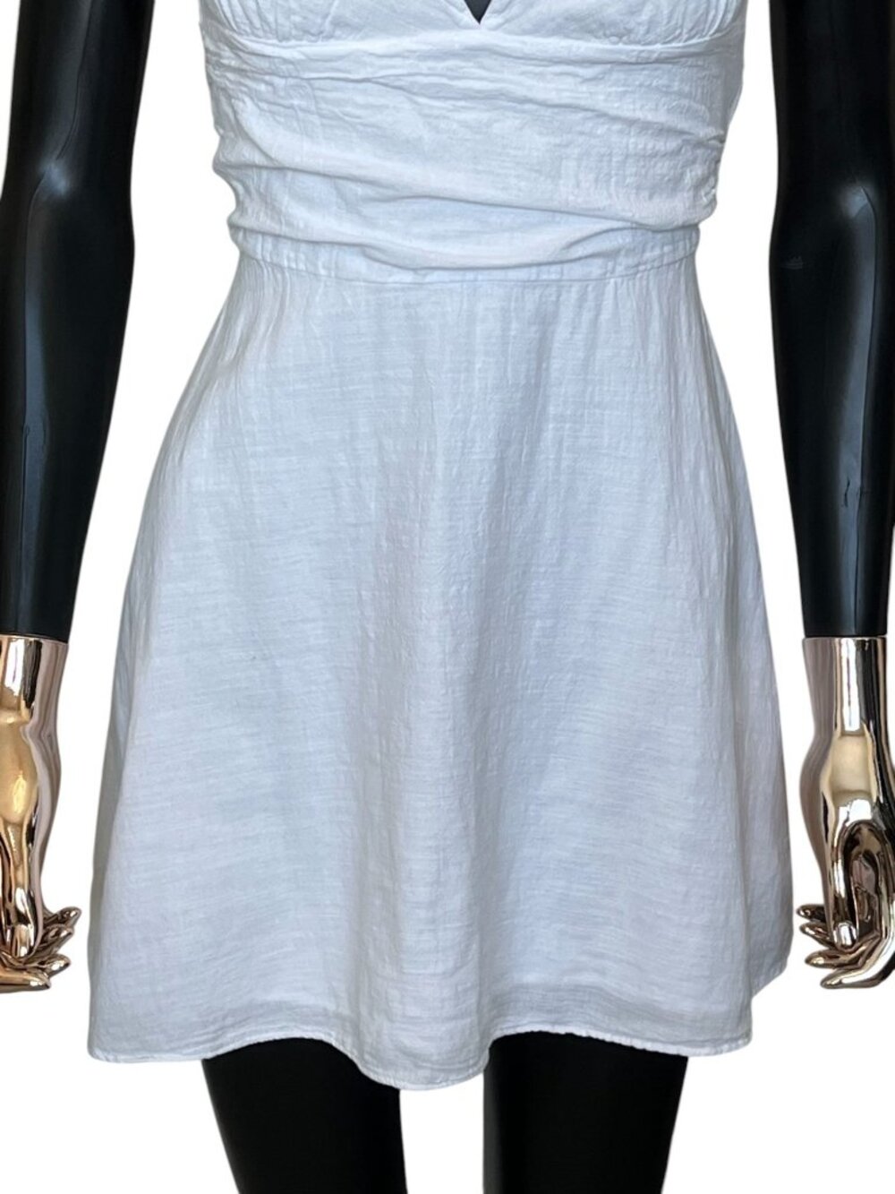 Blanco by Nature White Inika Halter Mini Dress NWT Fits Like Small - Picture 5 of 7